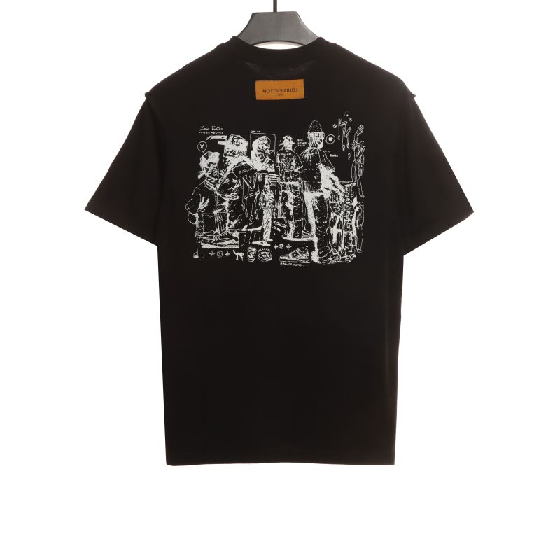  Louis Vuitton employee limited print T-Shirts 2