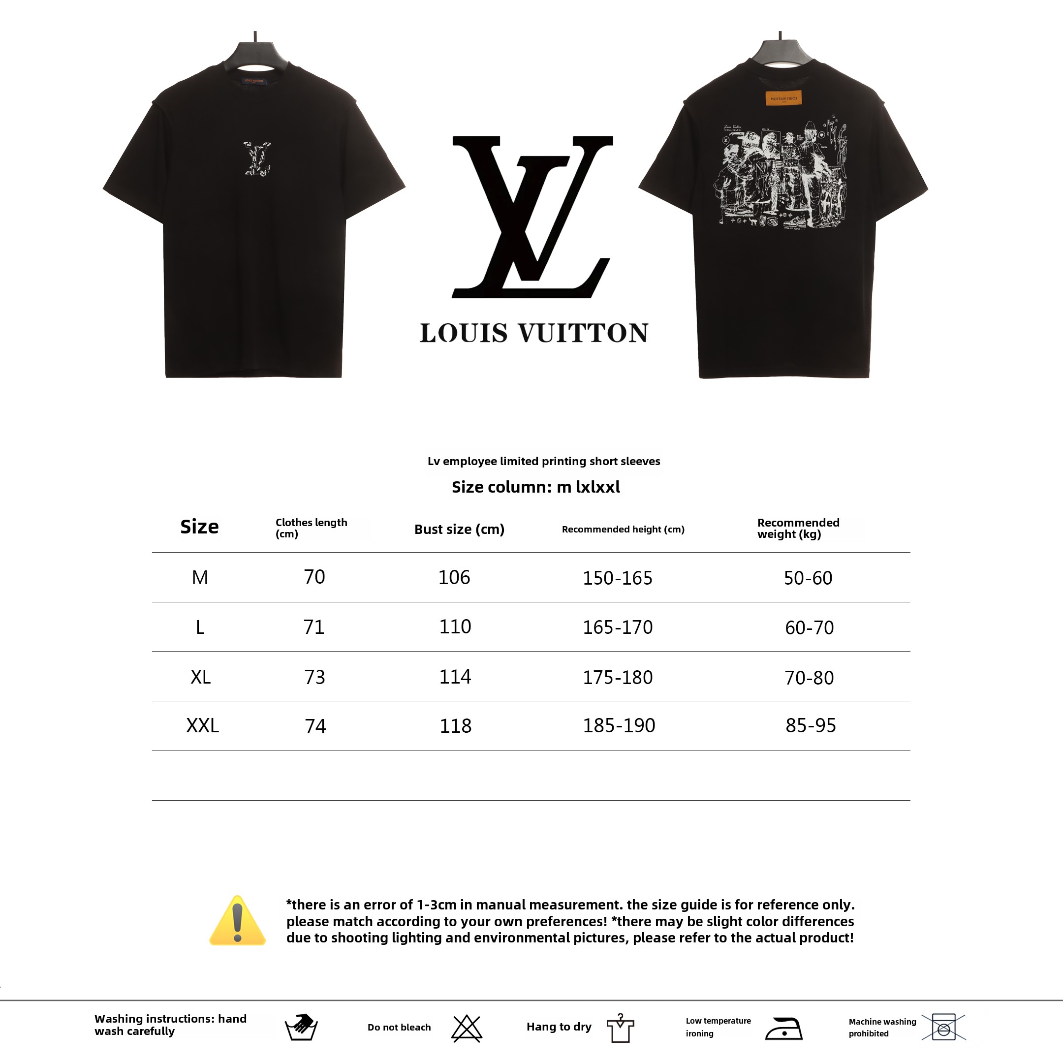 Louis Vuitton employee limited print T-Shirts 2