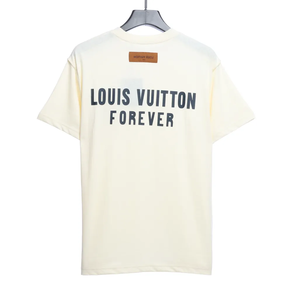 Louis Vuitton Fake chest pocket print T-Shirts 2