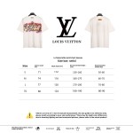  Louis Vuitton flame letter print T-Shirts