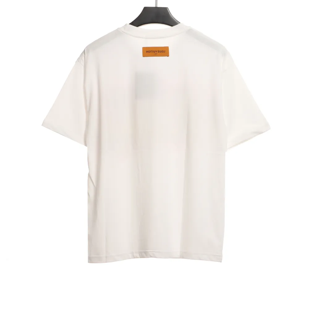 Louis Vuitton flame letter print T-Shirts
