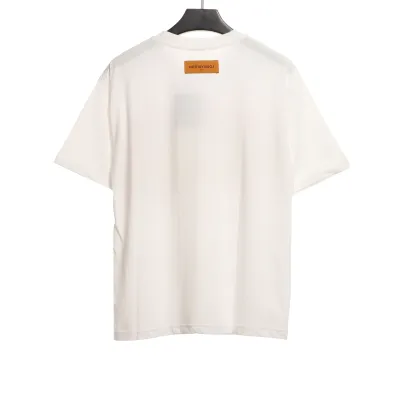  Louis Vuitton flame letter print T-Shirts 02