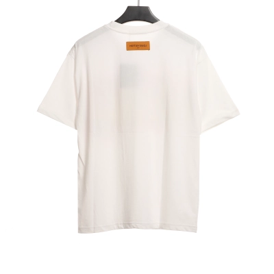 Louis Vuitton flame letter print T-Shirts 02