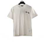 Louis Vuitton floral letter embroidered T-Shirts white