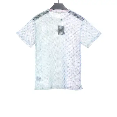 Louis Vuitton Gradient old flower mesh T-Shirts 02