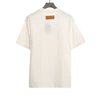  Louis Vuitton hot diamond print T-Shirts 1 02