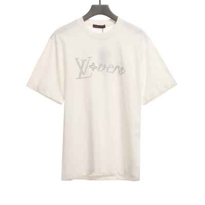  Louis Vuitton hot diamond print T-Shirts 1 01