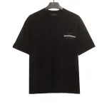 Louis Vuitton joint Chrome Hearts patch horseshoe T-Shirts black