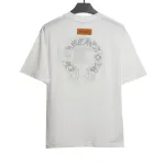 Louis Vuitton joint Chrome Hearts patch horseshoe T-Shirts white