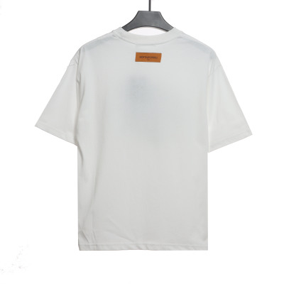 Louis Vuitton joint YK psychedelic flower print T-Shirts 02