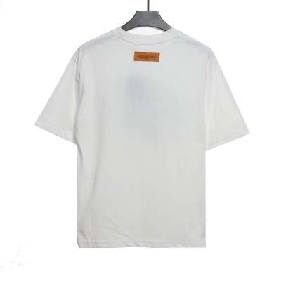 Louis Vuitton joint YK psychedelic flower print T-Shirts 02