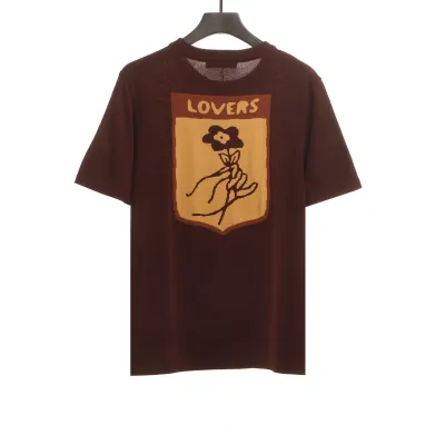  Louis Vuitton Knitted jacquard box T-Shirts 02