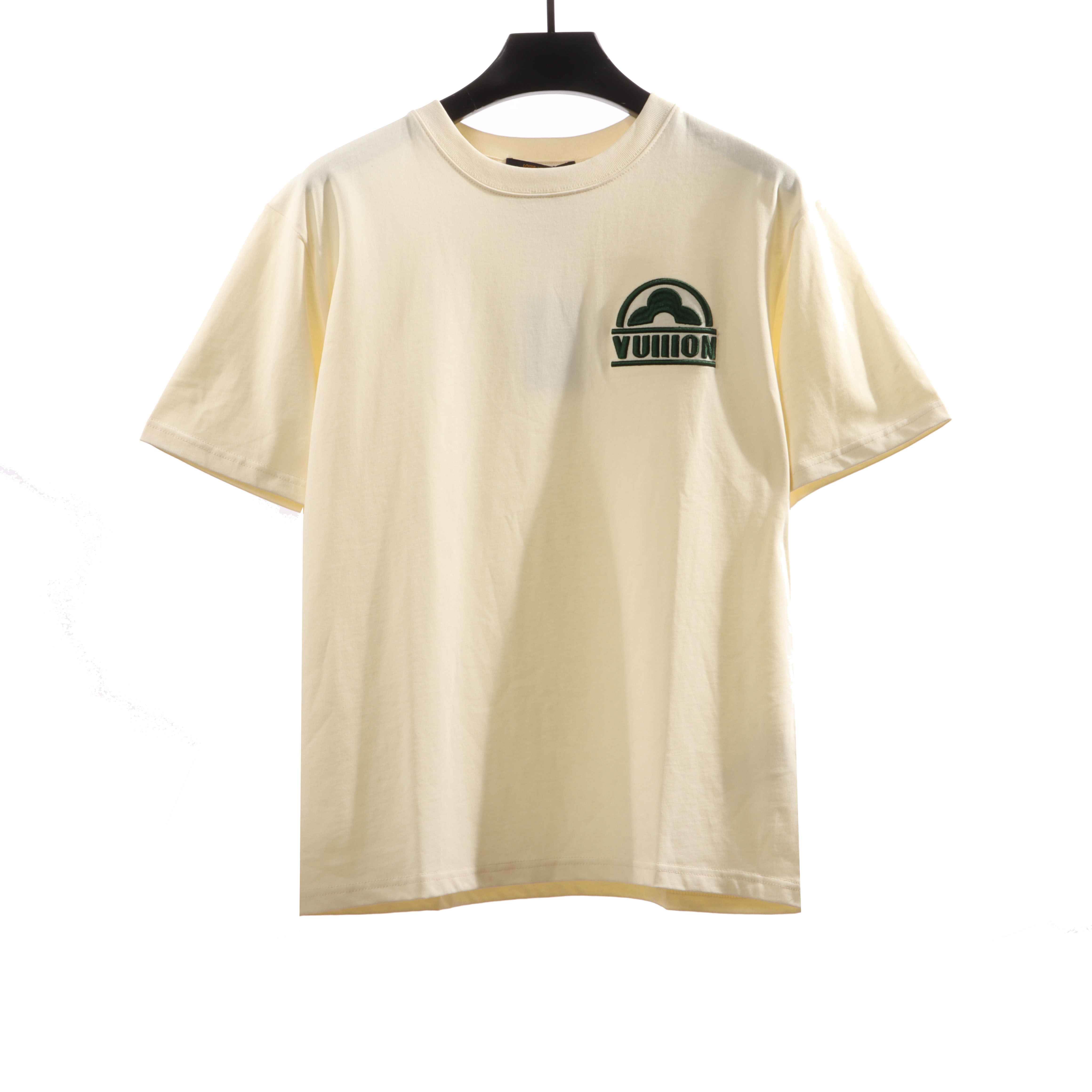 Louis Vuitton letter pattern embroidered T-Shirts