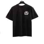Louis Vuitton limited half pattern LOGO letter print T-Shirts black