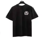 Louis Vuitton limited half pattern LOGO letter print T-Shirts black