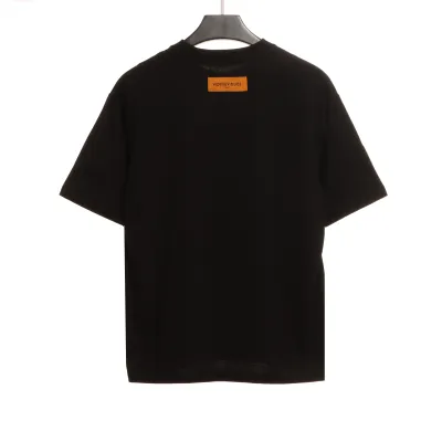  Louis Vuitton limited lapel limited melt T-Shirts black 02