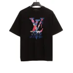 Louis Vuitton limited lapel limited melt T-Shirts black
