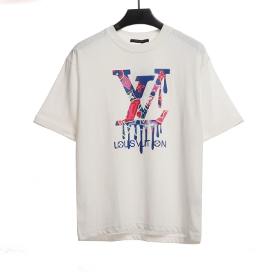 Louis Vuitton limited lapel limited melt T-Shirts white 01