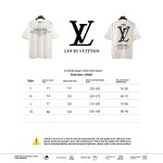  Louis Vuitton limited slogan V letter T-Shirts white