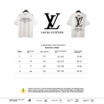  Louis Vuitton limited slogan V letter T-Shirts white