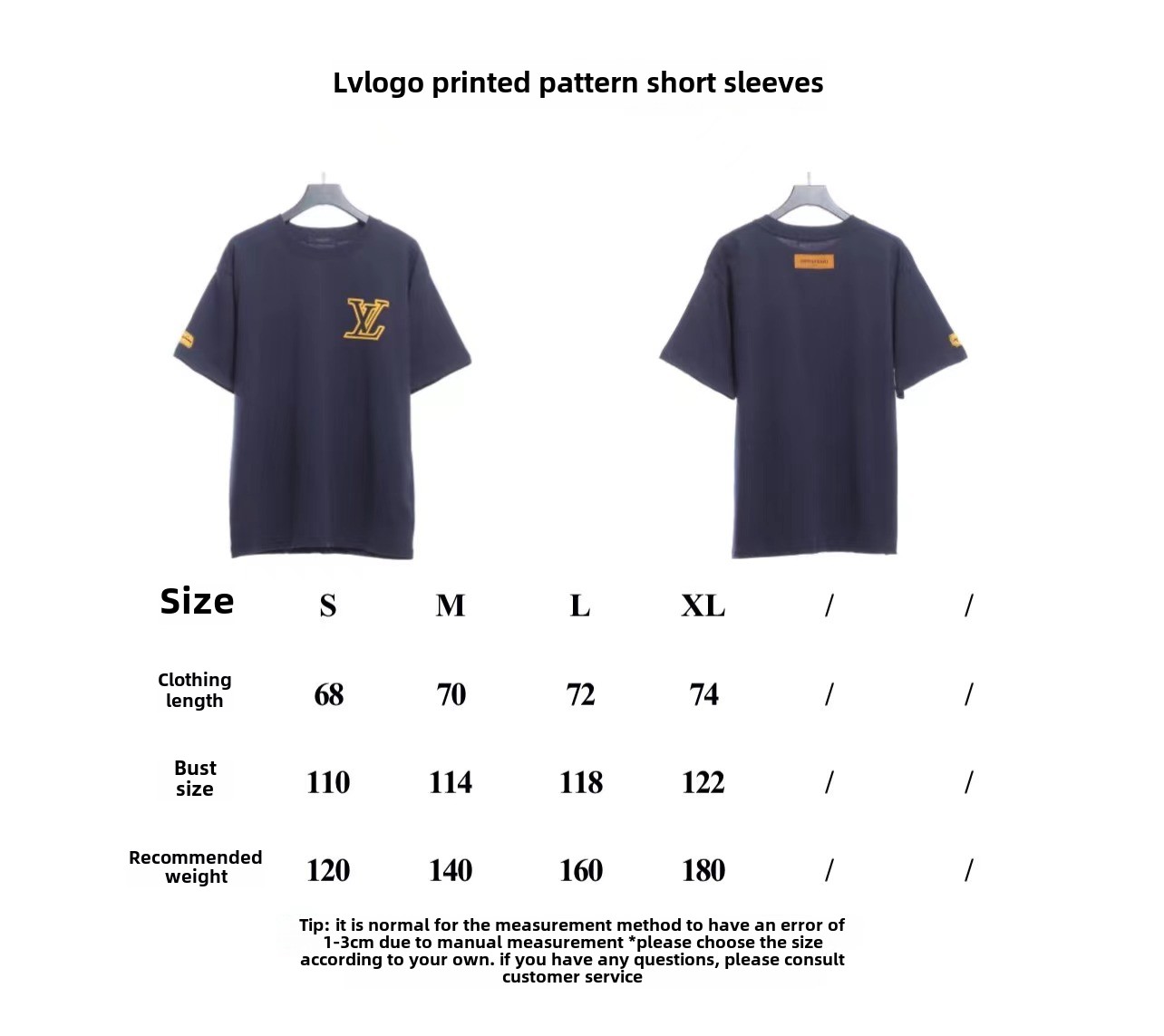 Louis Vuitton LOGO printed pattern T-Shirts 1