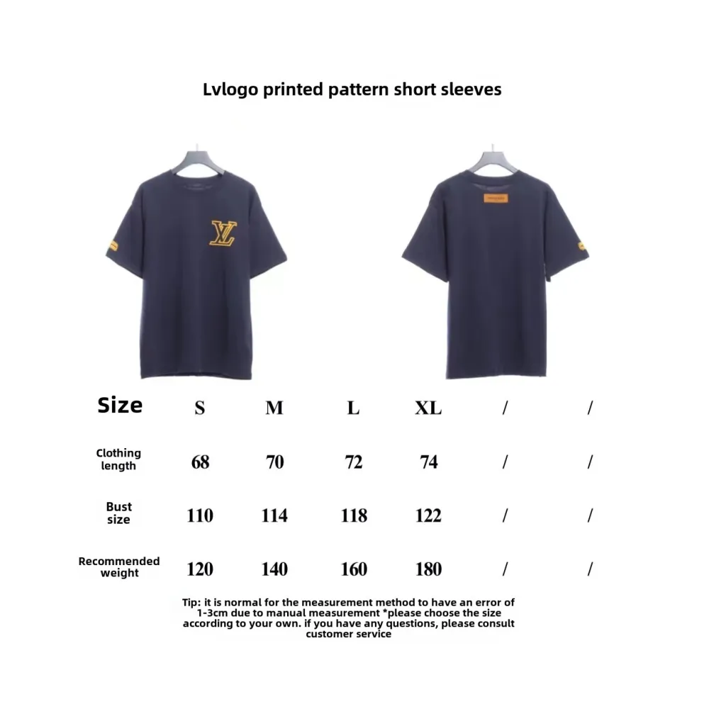 Louis Vuitton LOGO printed pattern T-Shirts 1