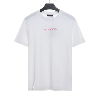 Louis Vuitton Minimalist embroidered letter T-Shirts 2 01