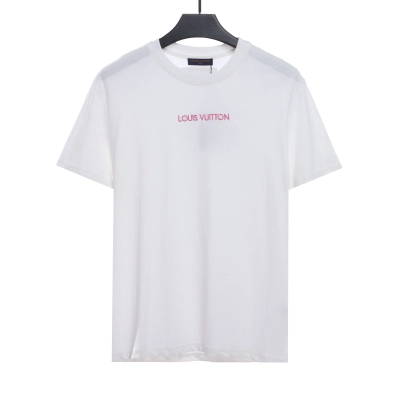 Louis Vuitton Minimalist embroidered letter T-Shirts 2 01