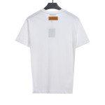  Louis Vuitton Minimalist embroidered letter T-Shirts 2