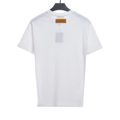 Louis Vuitton Minimalist embroidered letter T-Shirts 2 02