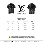  Louis Vuitton monogram full print double shadow T-Shirts black