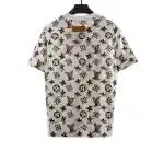 Louis Vuitton monogram full print double shadow T-Shirts White