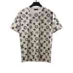 Louis Vuitton monogram full print double shadow T-Shirts White