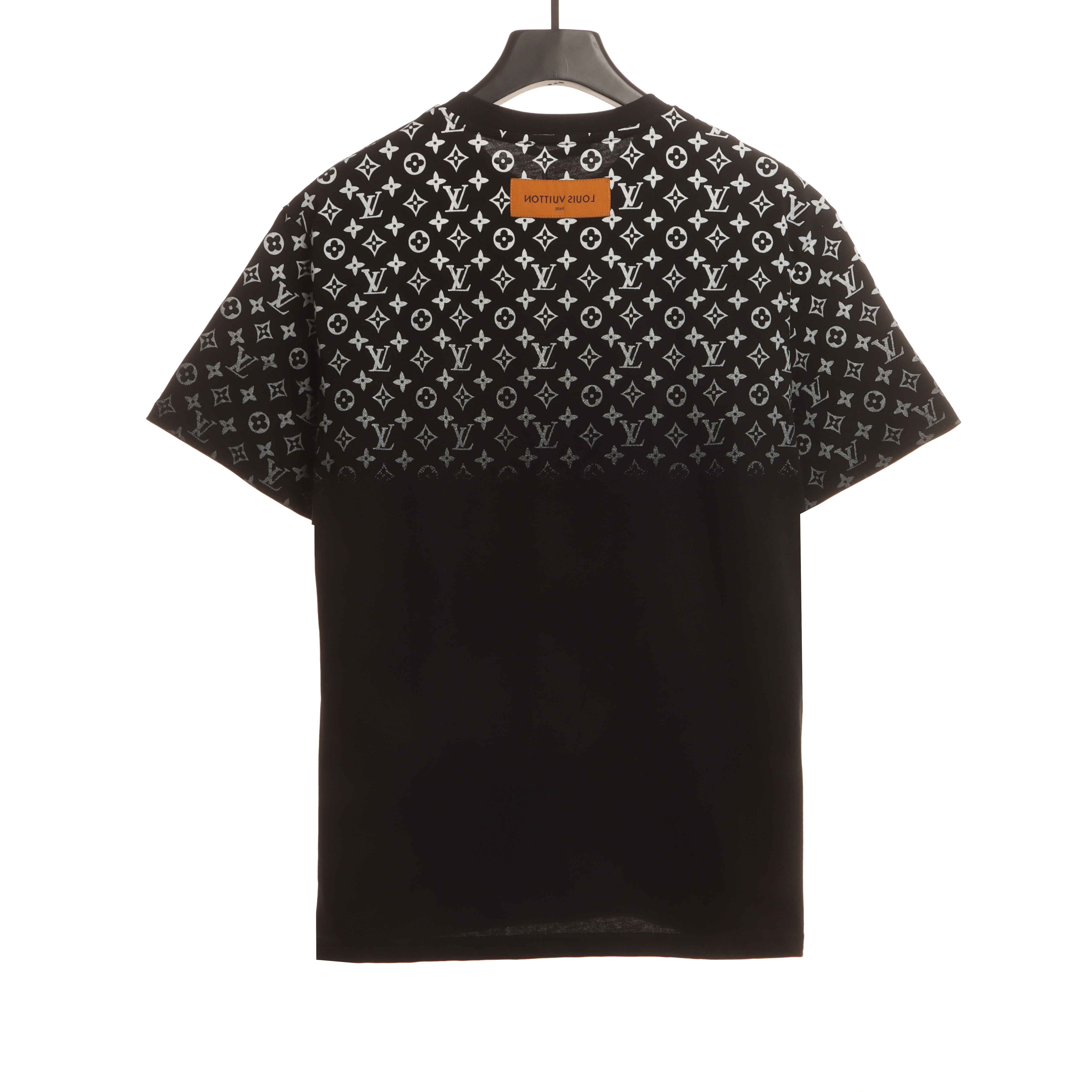 Louis Vuitton monogram full print gradient LOGO T-Shirts black