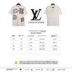 Louis Vuitton old flower ink hand-painted graffiti T-Shirts 1