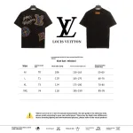 Louis Vuitton old flower ink hand-painted graffiti T-Shirts 2