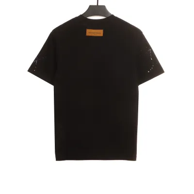 Louis Vuitton old flower ink hand-painted graffiti T-Shirts 2 02