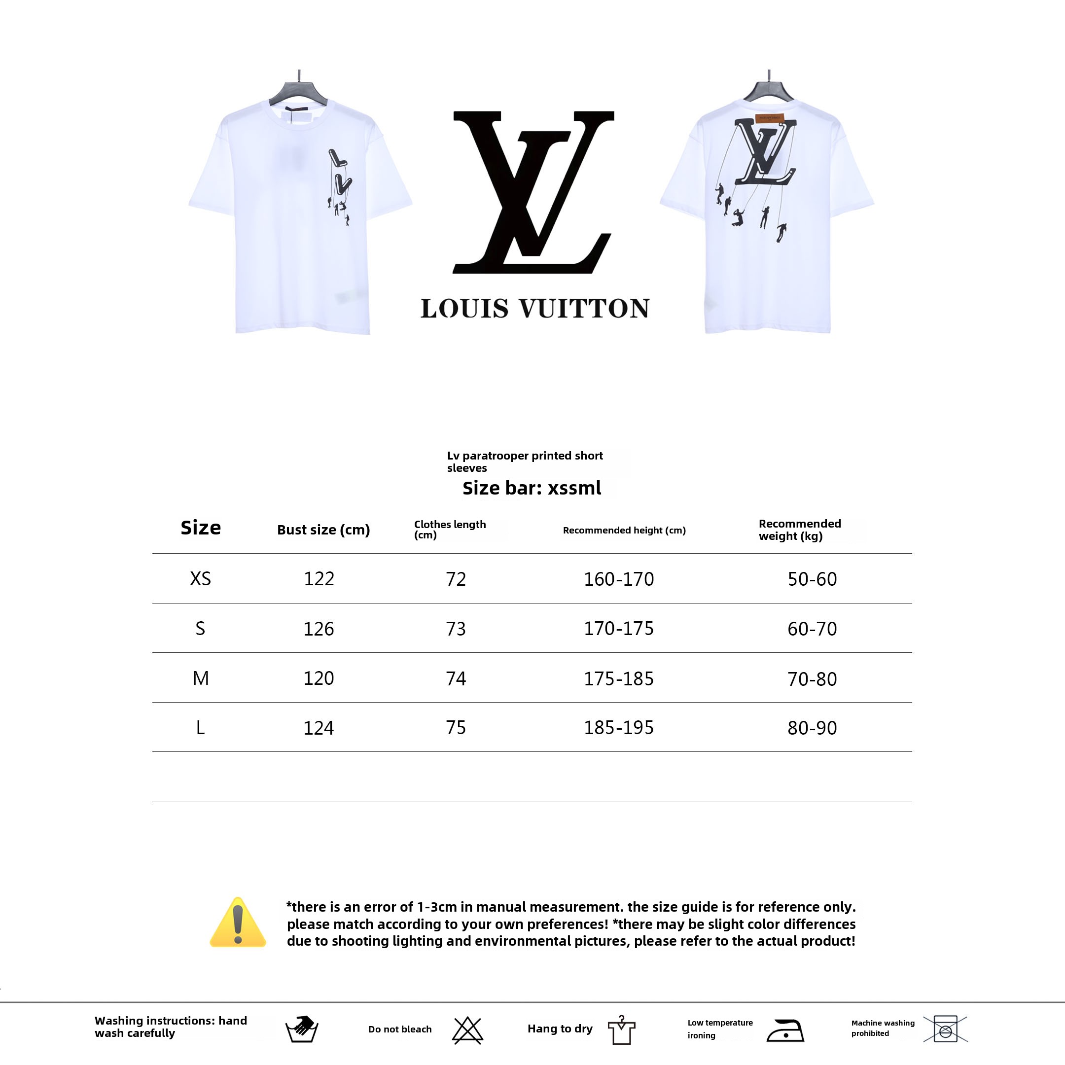 Louis Vuitton paratrooper print T-Shirts 1