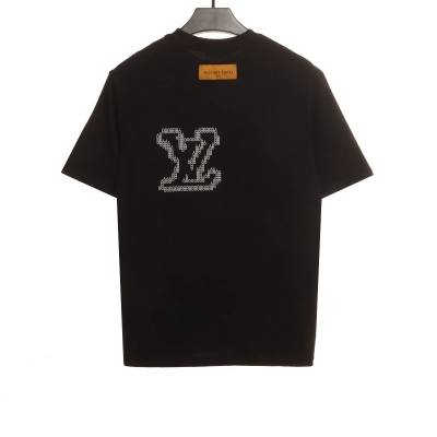 Louis Vuitton pin LOGO T-Shirts black 02