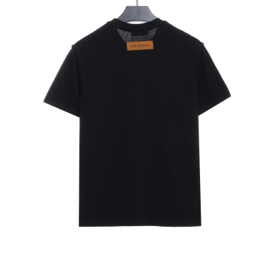 Louis Vuitton Steel stamp embossed T-Shirts 2 02