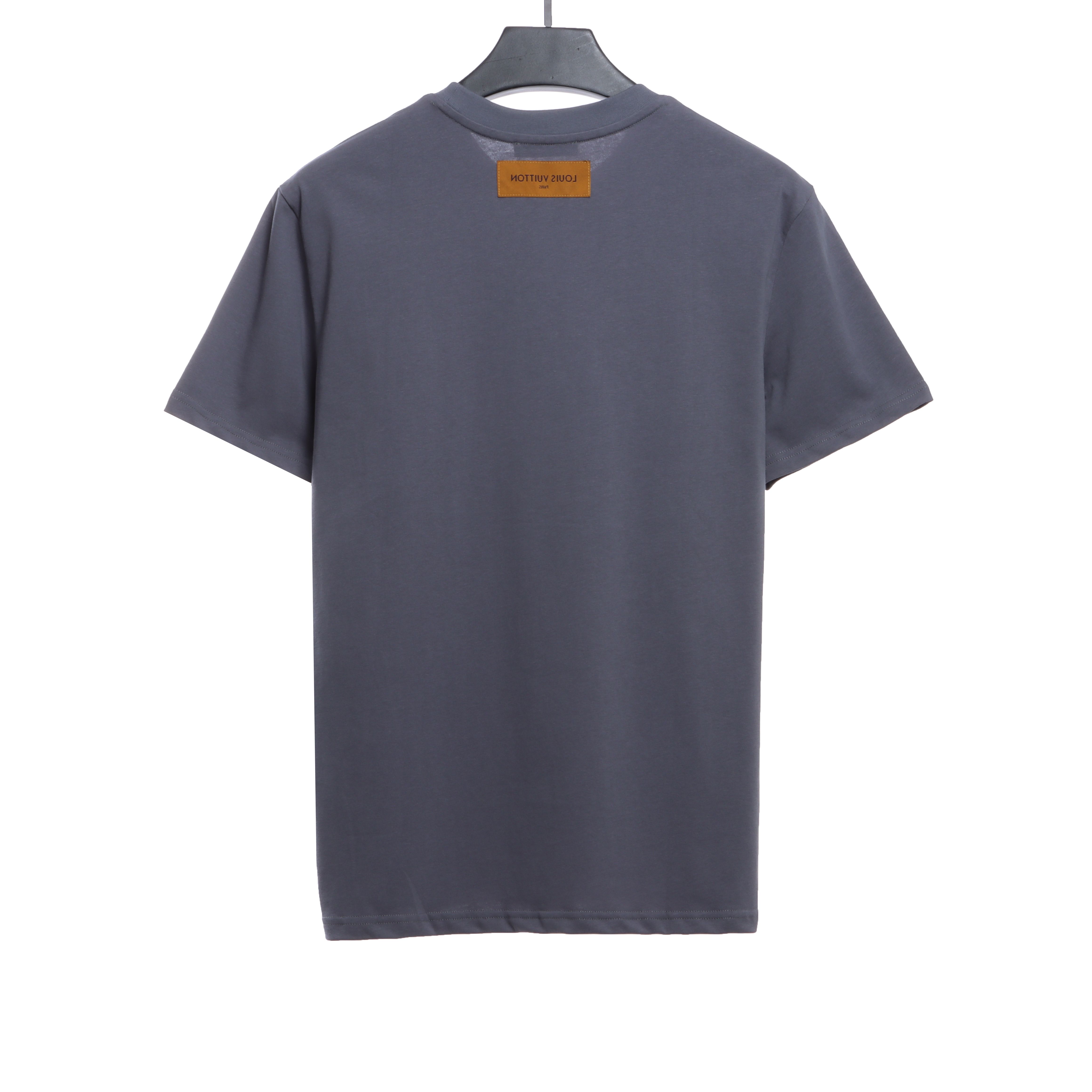 Louis Vuitton Steel stamp embossed T-Shirts 3