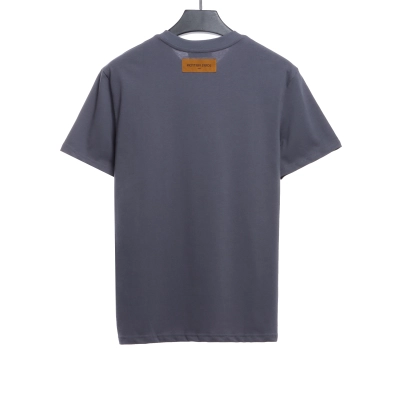 Louis Vuitton Steel stamp embossed T-Shirts 3 02