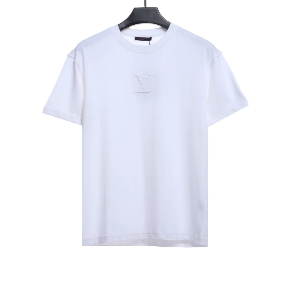 Louis Vuitton Steel stamp embossed T-Shirts 4