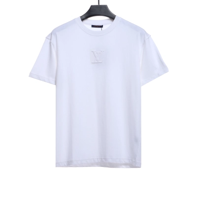 Louis Vuitton Steel stamp embossed T-Shirts 4 01