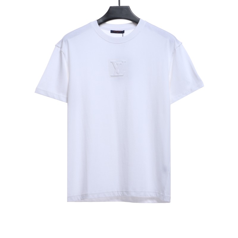  Louis Vuitton Steel stamp embossed T-Shirts 4