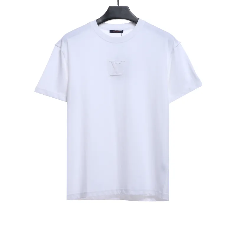  Louis Vuitton Steel stamp embossed T-Shirts 4