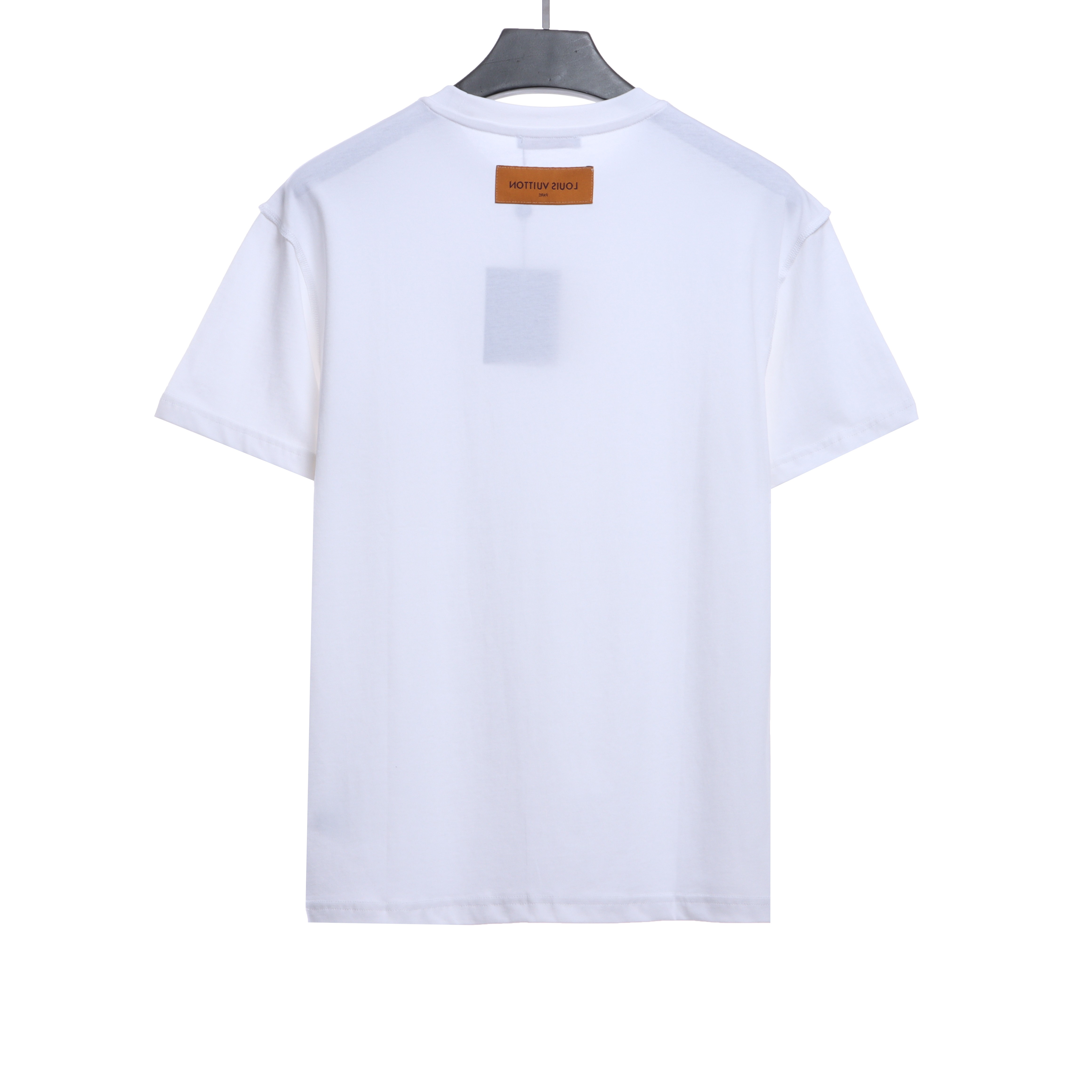Louis Vuitton Steel stamp embossed T-Shirts 4