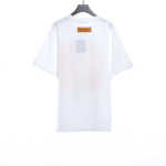  Louis Vuitton white flower printed T-Shirts