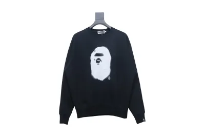 BAPE 24FW ape head round neck sweatshirt 1901 Hoodie 01