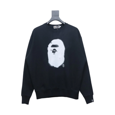 BAPE 24FW ape head round neck sweatshirt 1901 Hoodie 01